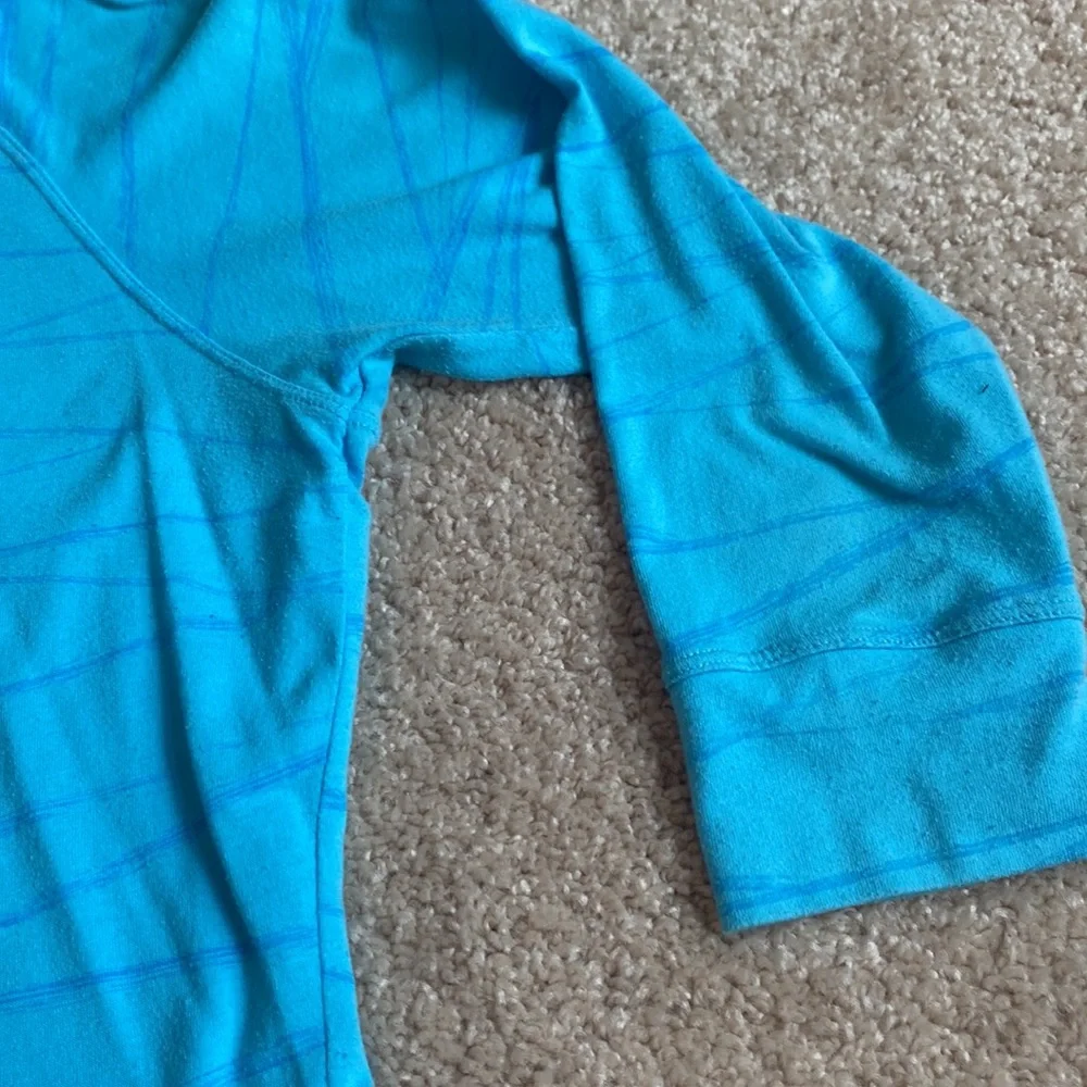 Blue Workout Top - Picture 4 of 5